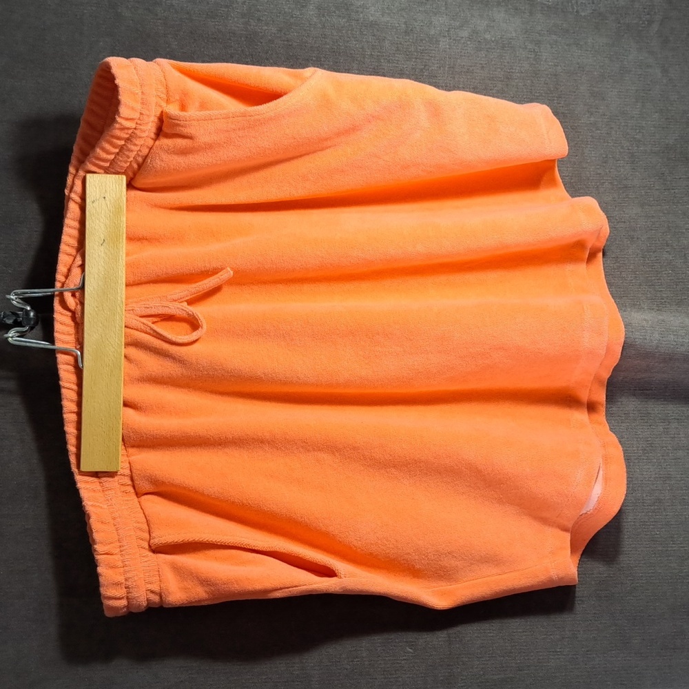 Boohoo Coral Plus Towelling Terrycloth Mini Skirt NWT US 20